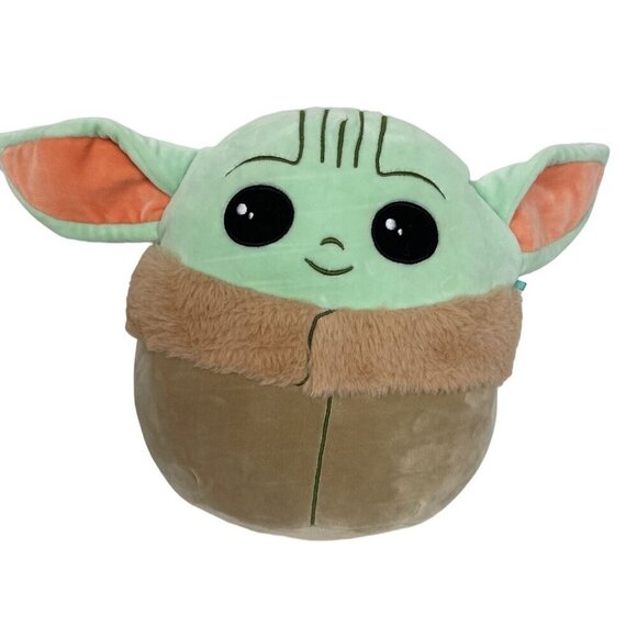 Squishmallows Star Wars The Mandalorian Baby Yoda Grogu Plush 10" Stuffed Toy - Picture 1 of 4